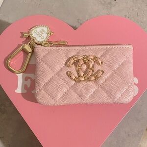 Gorgeous Pink Quilted Fashion Card Holder